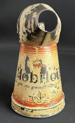Mobiloil gargoyle vintage pint - vintage,