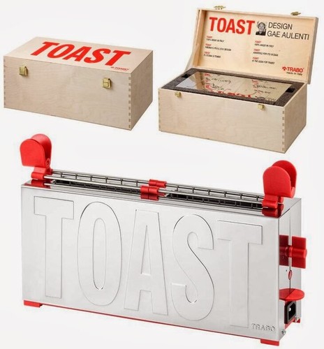 Gae aulenti trabo toaster red - trabo,
