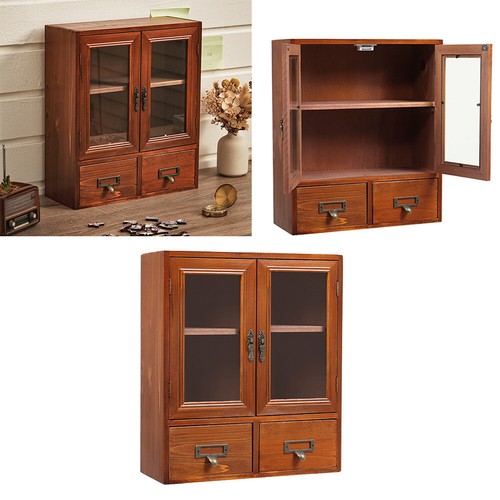 Desktop vintage wood drawer - wood,