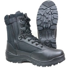 Black Tactical Army Boot with