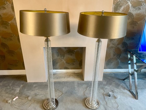 Pair astley floor - floor, lamps