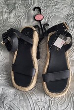 Womens New Black Platform