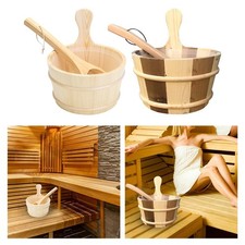 Sauna barrel and ladle - and,