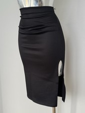 Knee length Side Split skirt