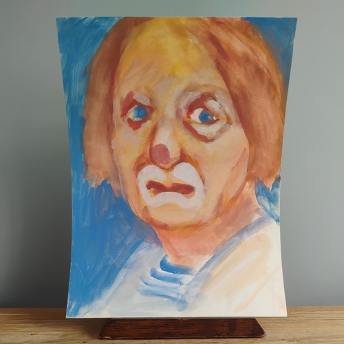 Bright bold gouache - bright, painting