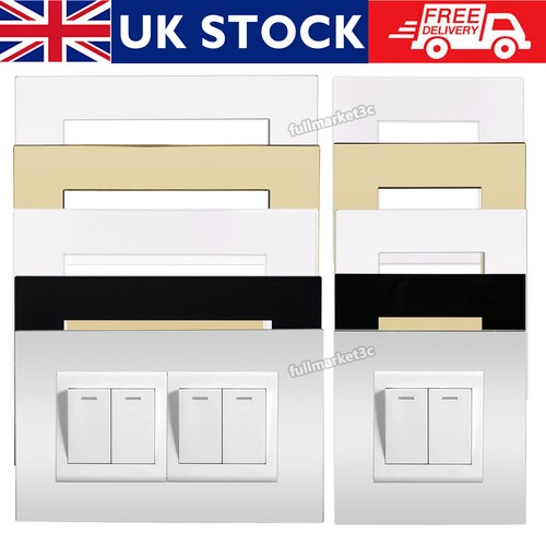 Double single socket switch - single,