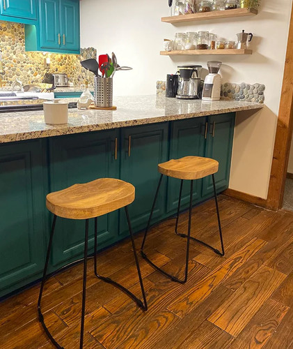 Industrial rustic wooden 2pcs - industrial,