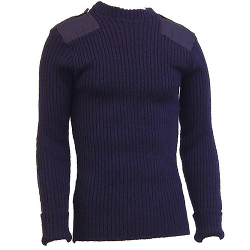 Royal navy heavy jumper crew - navy,