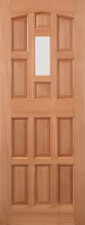 LPD External Elizabethan Hardwood 1 Panel Un Glazed Doors