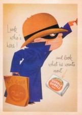 Reproduction Advert Postcard Double Dubble Bubble Gum Bubblegum Advertisment