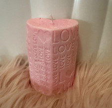 BEAUTIFUL PINK LOVE CANDLE, Mother, Day, VALENTINES DAY GIFT, LOVE CANDLE, BOXED