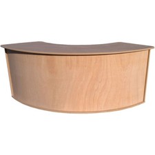 Curved Office Reception Desk / Counter- Beauty, Nail, Hair Salon / Studio [RD3L]
