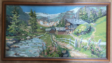 Huge framed scenic woodland - framed,