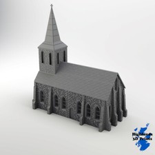 Church 10mm 1:144 WW2 Building