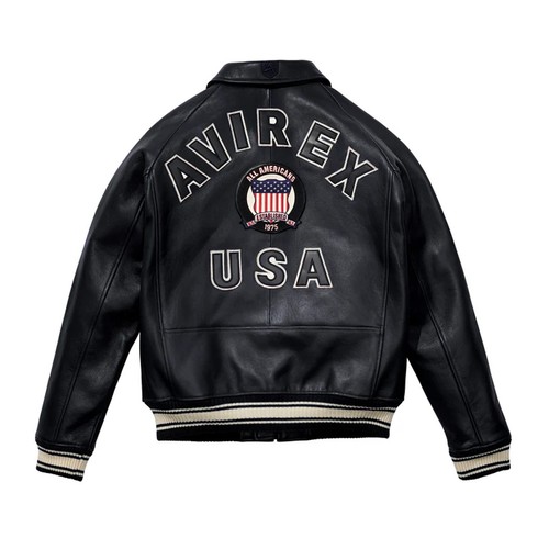 Black avirex men real - avirex,