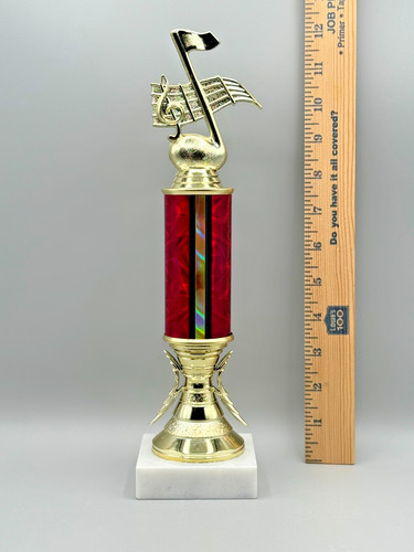 Music talent show trophy - music,