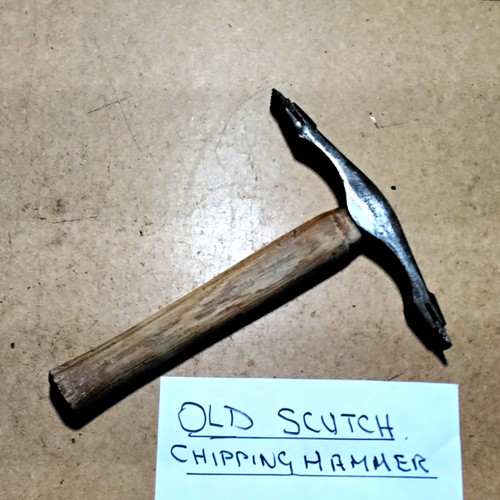 Vintage old scutch chipping - old,