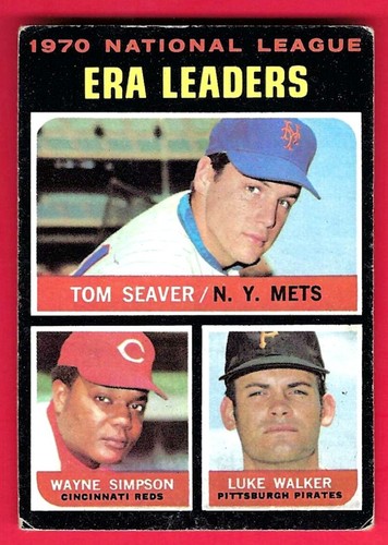 1971 topps 1970 l - topps, #68