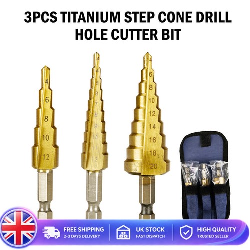 3pcs kit large hss - step, cone