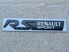 RS Renault Sport Badge Black