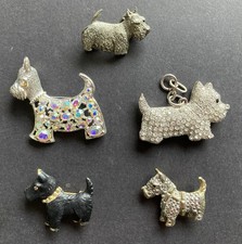 Scottish Terrier Brooches - Job Lot