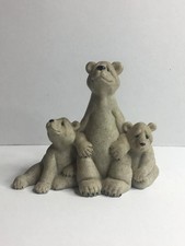 Second Nature Design 2000 Quarry Critters Billy and Friends Bear Figurine