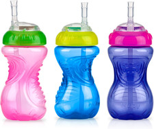 Nuby No Spill Soft Straw Easy
