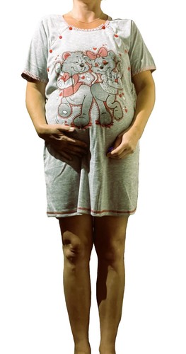 Woman nursing maternity