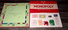 Waddingtons Monopoly Original Red And White Box Version