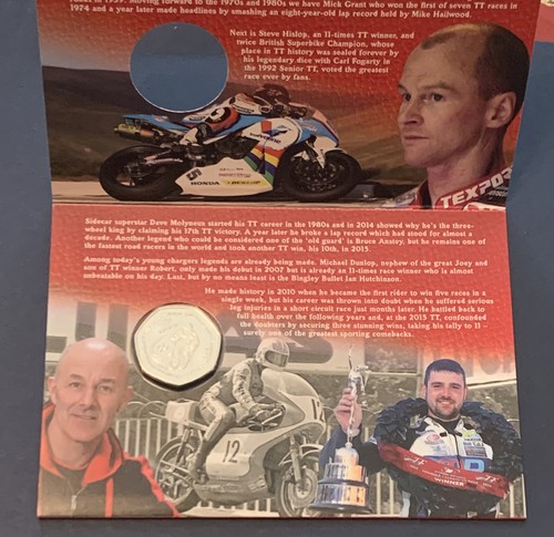2016 isle man legend 50p - tt,