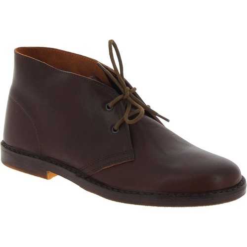 Men dark brown leather - men's,