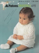 Baby Knitted Dress & Crochet