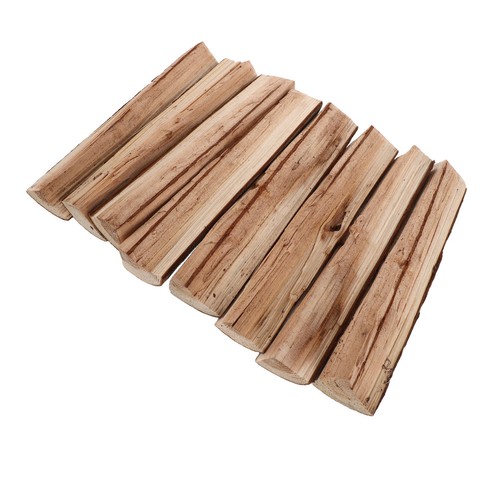 8pcs reusable charred pine - charred,