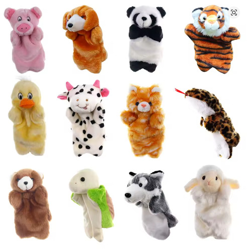 Animal hand puppet cat - animal, dolls