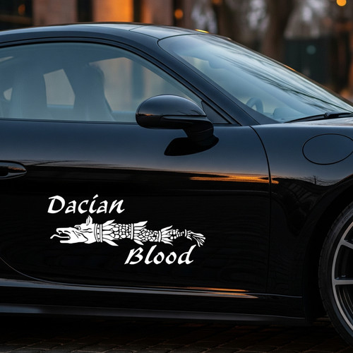Wolf dacian blood car sticker - wolf,