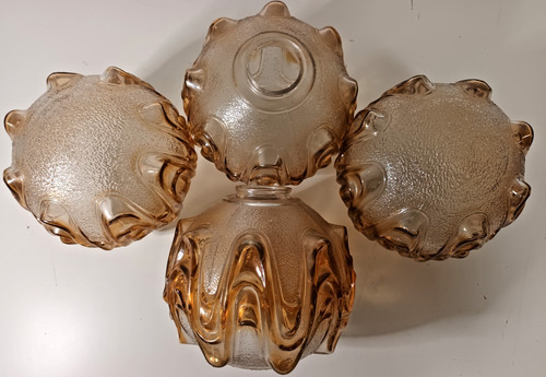 Vintage mid century amber - mid,