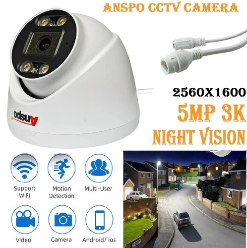Anspo poe cctv camera - poe, outdoor