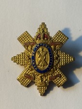 WW1 The Royal Highlanders Black Watch Sweetheart Badge.