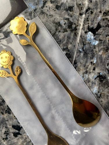 Pair tea spoons - tea,