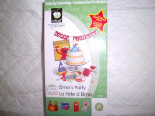 Cricut elmos party die - party,