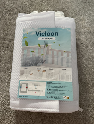 Vicloon mesh cot bumper liner - mesh,
