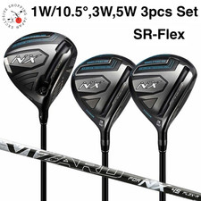 Honma BERES NX Driver Fairway Wood 1W/10.5, 3W,5W 3pcs Set VIZARD NX 45 SR-Flex