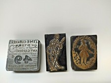 LOT 3 vintage LEAD stamps