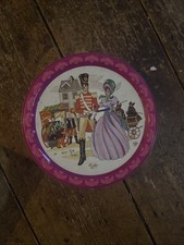 Vintage 1970s Mackintosh Quality Street Small Tin Soldier and Lady, Market Stall