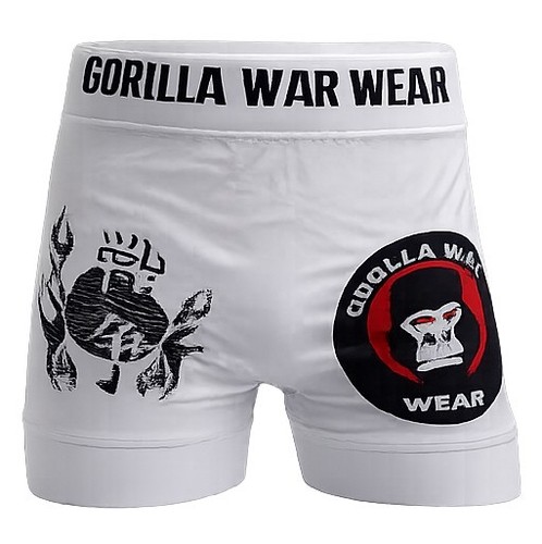 White mma shorts - shorts, stretch