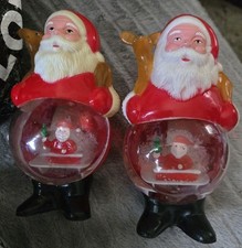 2 Vintage Santa Father