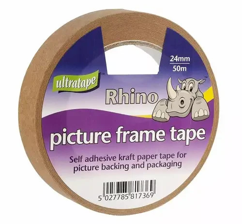 Rhino brown paper picture - rhino,