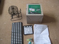 Bingo Deluxe Game  Edition by The Works.Metal cage. 