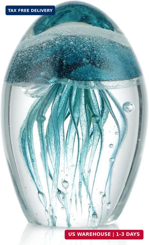 Hand blown glass jellyfish - hand,