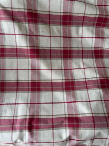 Laura ashley checked cranberry - laura,
